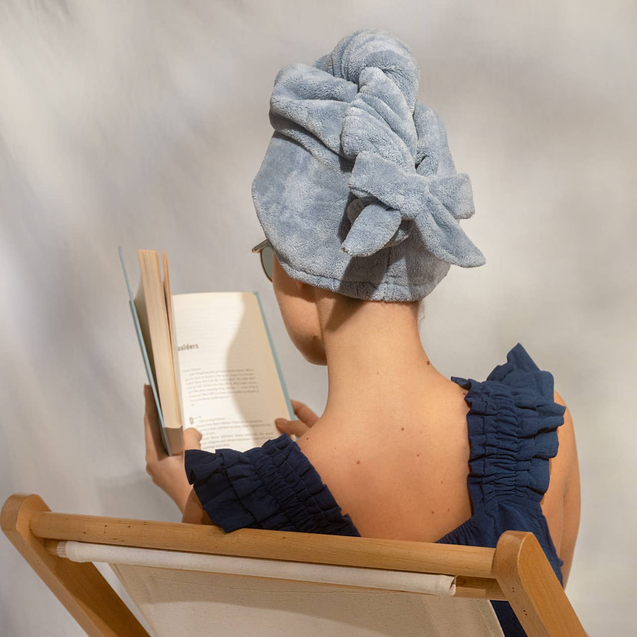 Hair Towel Coastal Blue