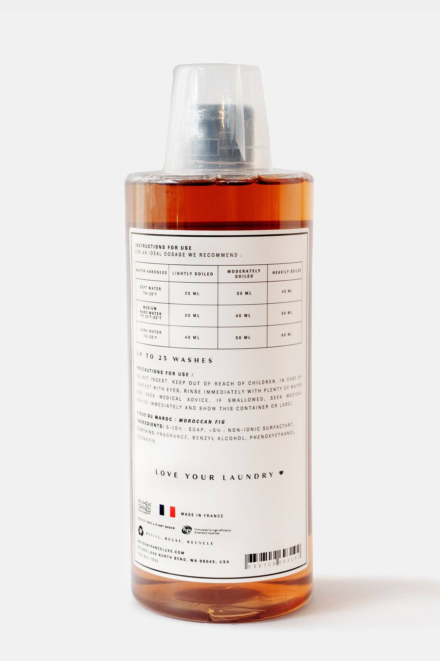 Luxury French Laundry Detergent 1000ml | The Laundry Evangelist x Maison France Luxe: French Rose