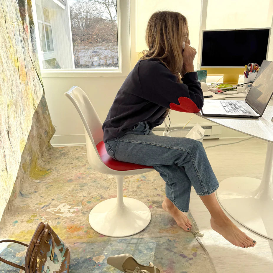 Benton Imperfect Heart Patch Sweatshirt