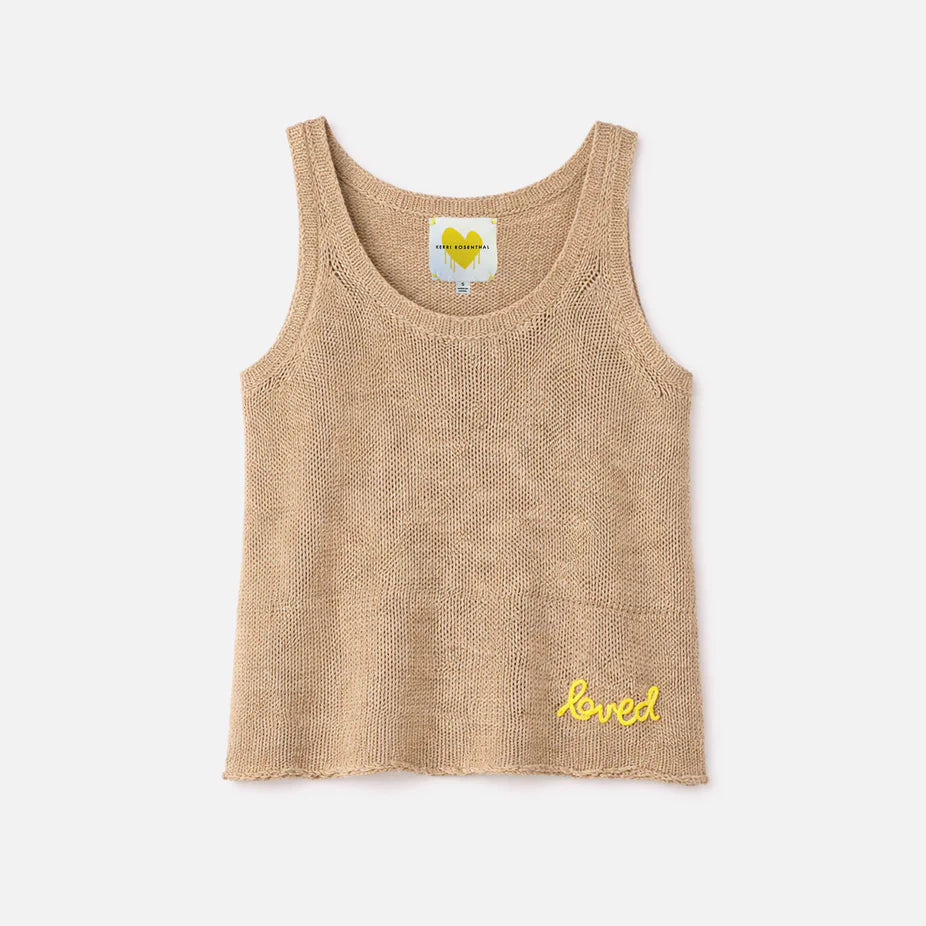 James Sweater Tank Clay