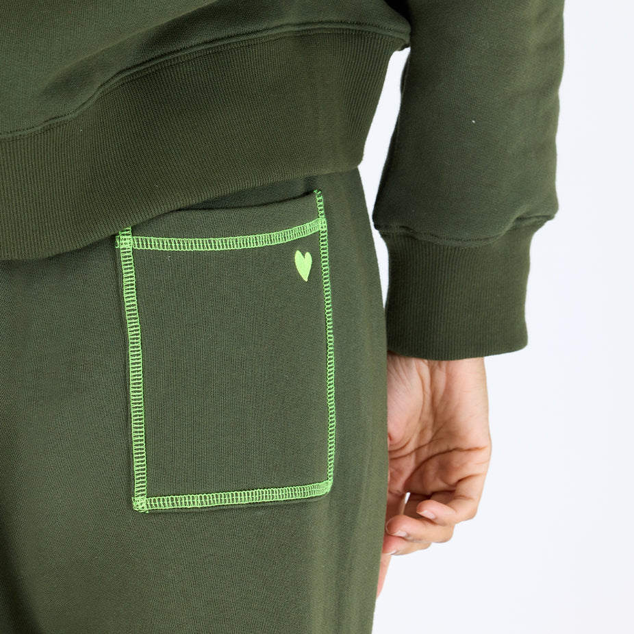 Weekend Bard Sweatpant- Pine Green