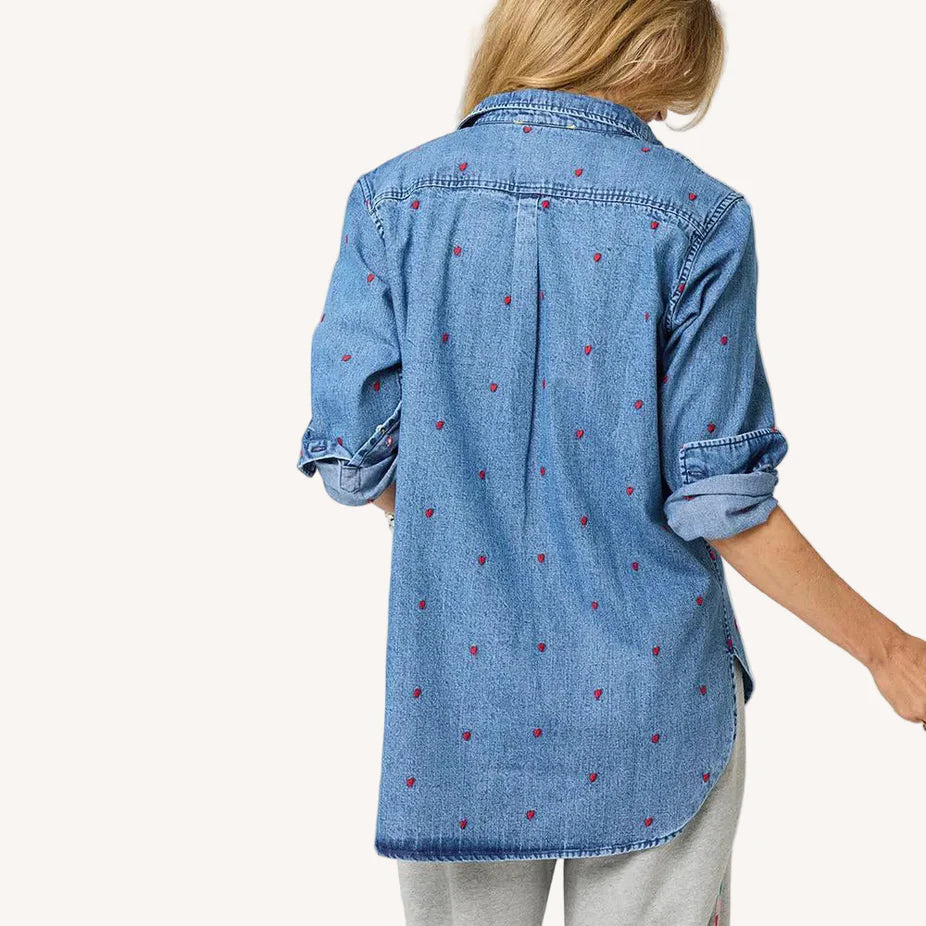 Mia Tiny Hearts Denim Shirt