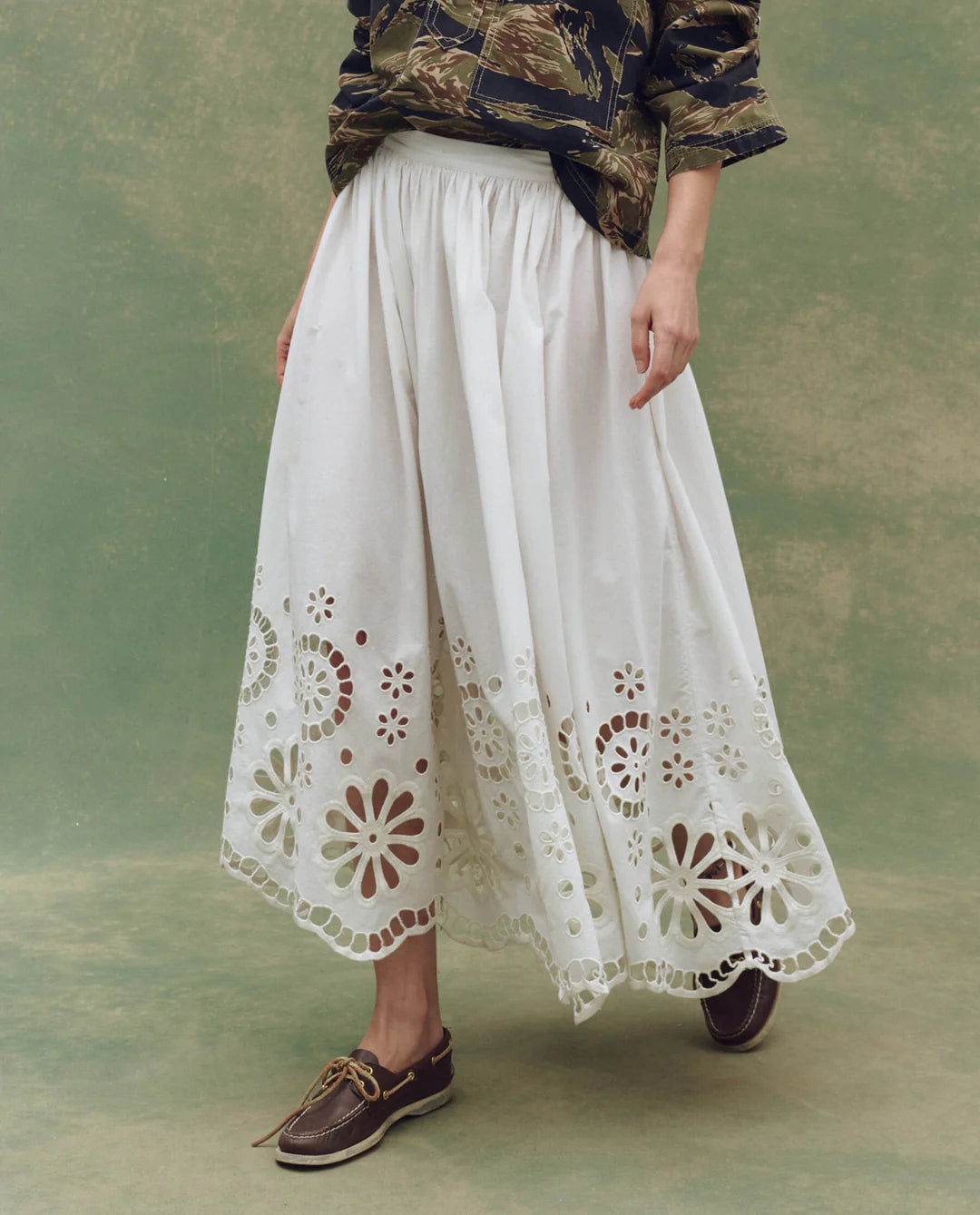 The Super Bloom Eyelet Skirt
