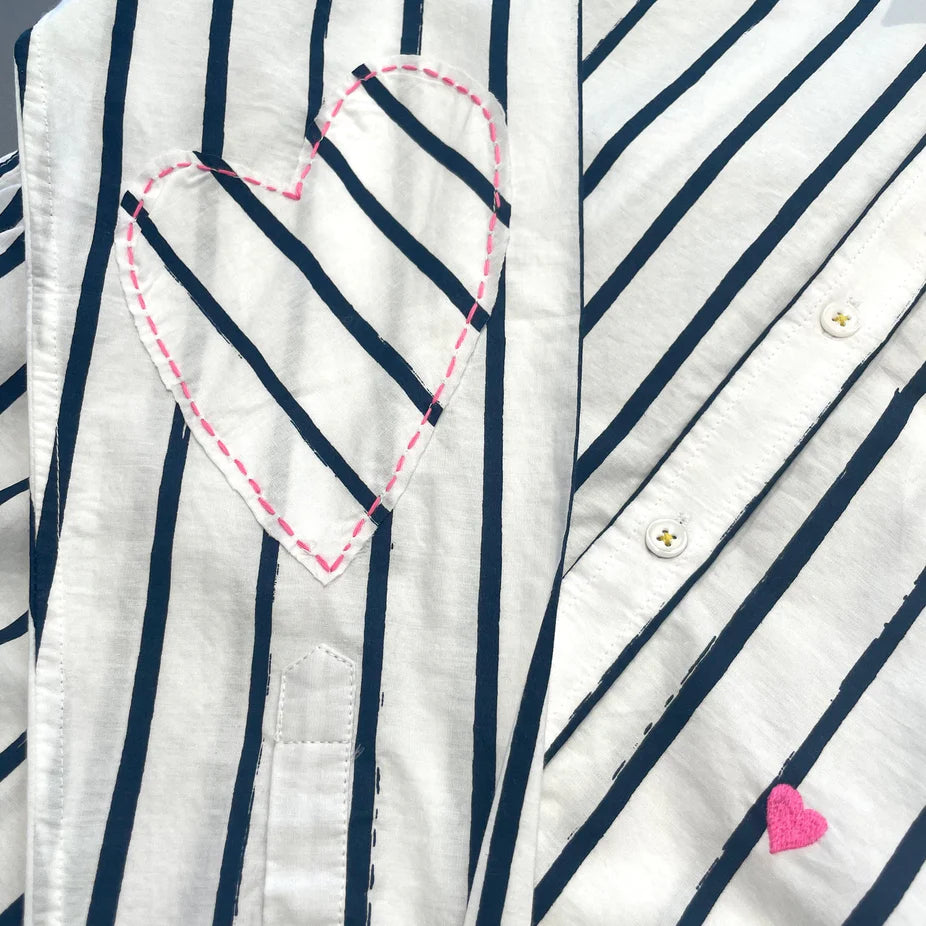 Mia Mr. Sharpie Stripe Shirt