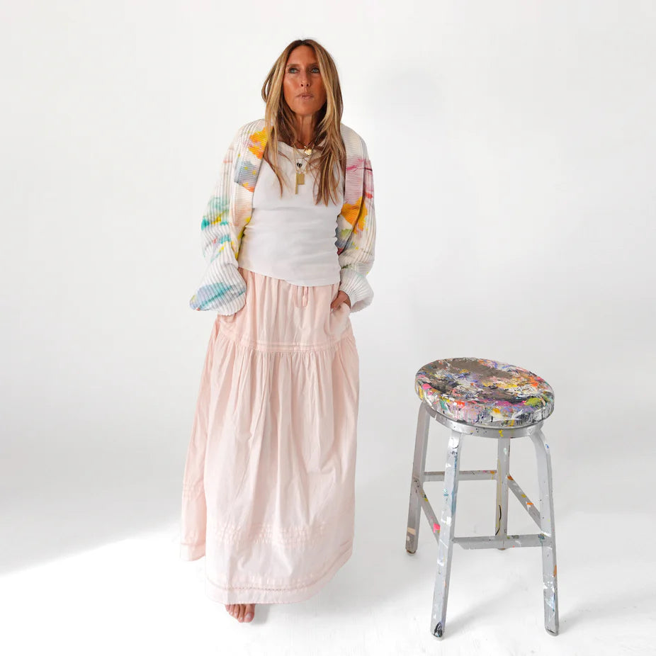Vacance Pintuck Skirt