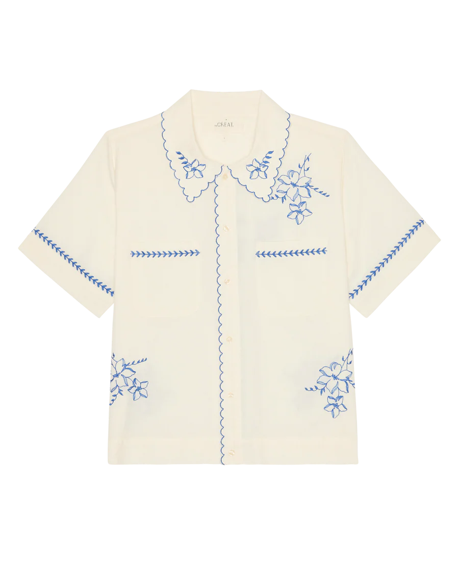 The Bowling Shirt W Hanky Embroidery