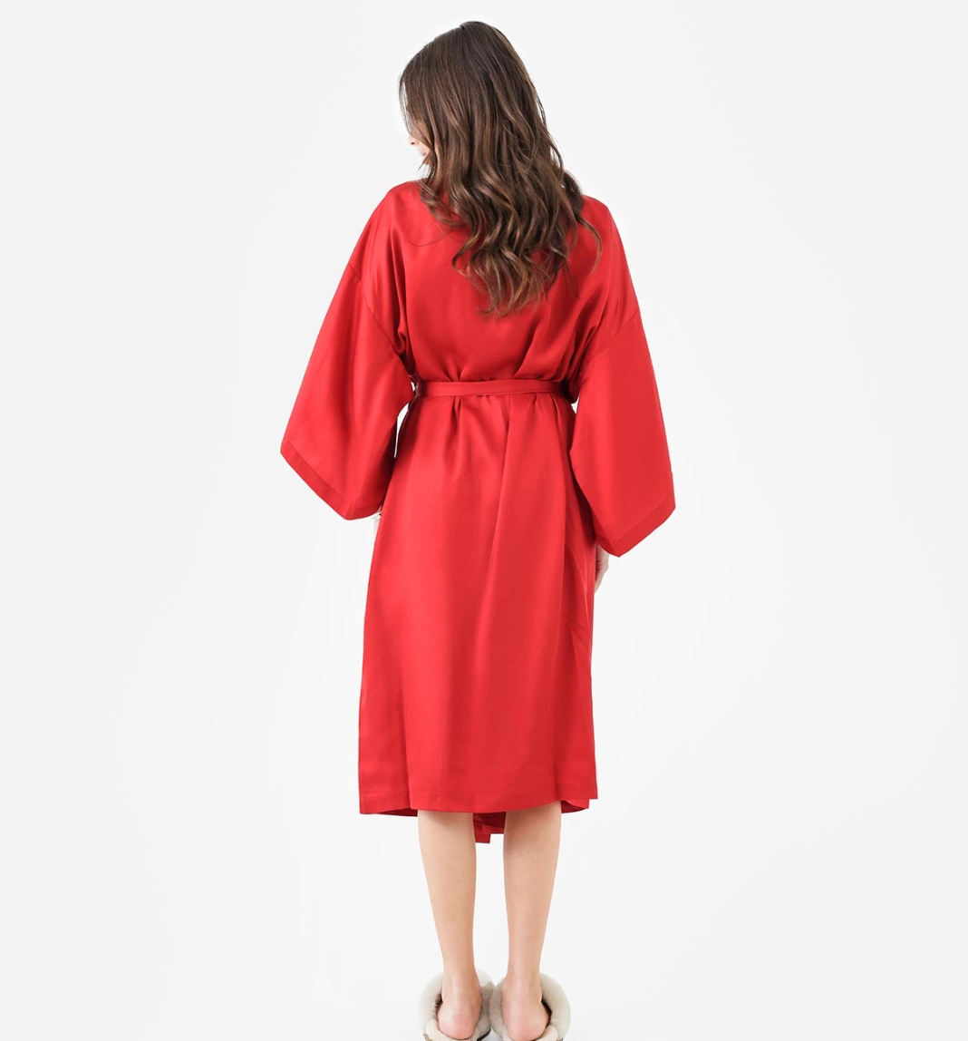 Silky Lyocell Kimono