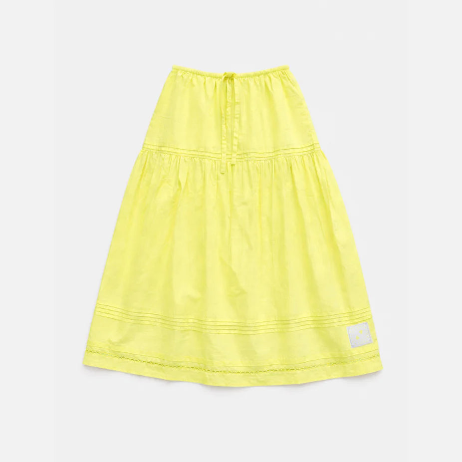 Vacance Pintuck Skirt Cactus