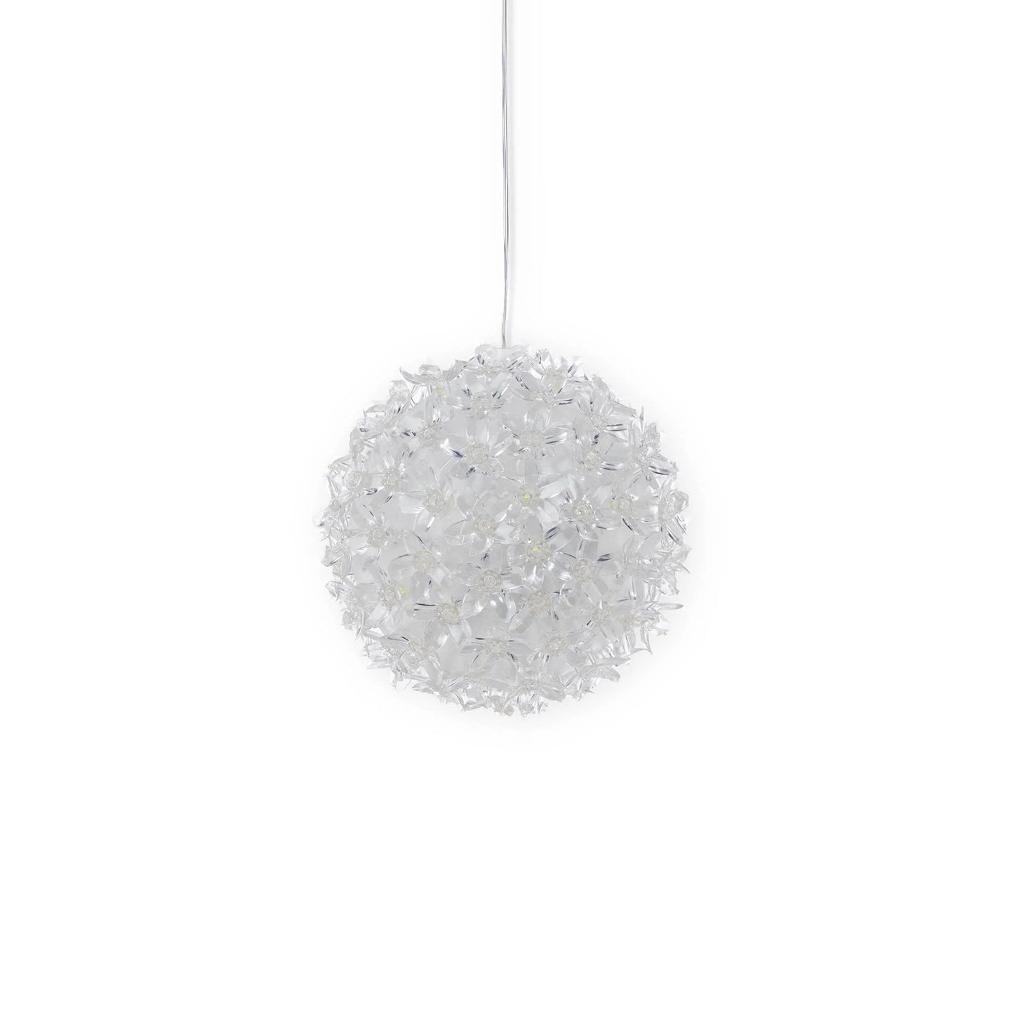 Lit Floral Sphere Small