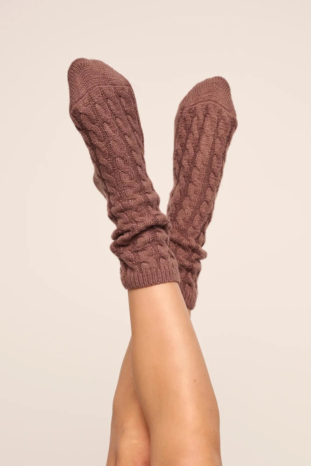 Cozy Socks Deep Taupe