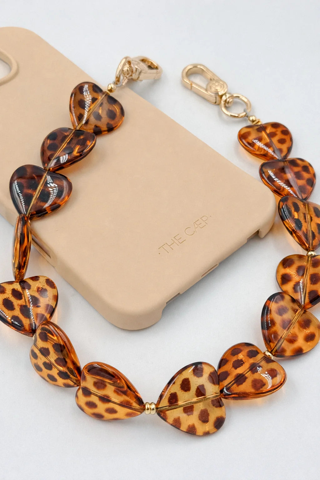 Leo Heart Phone Wristlet