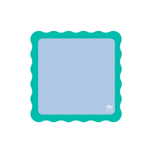 MINI MAHJONG MAT Blue Center