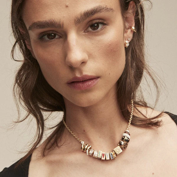 Ceramic Fluted Heart Big Bead