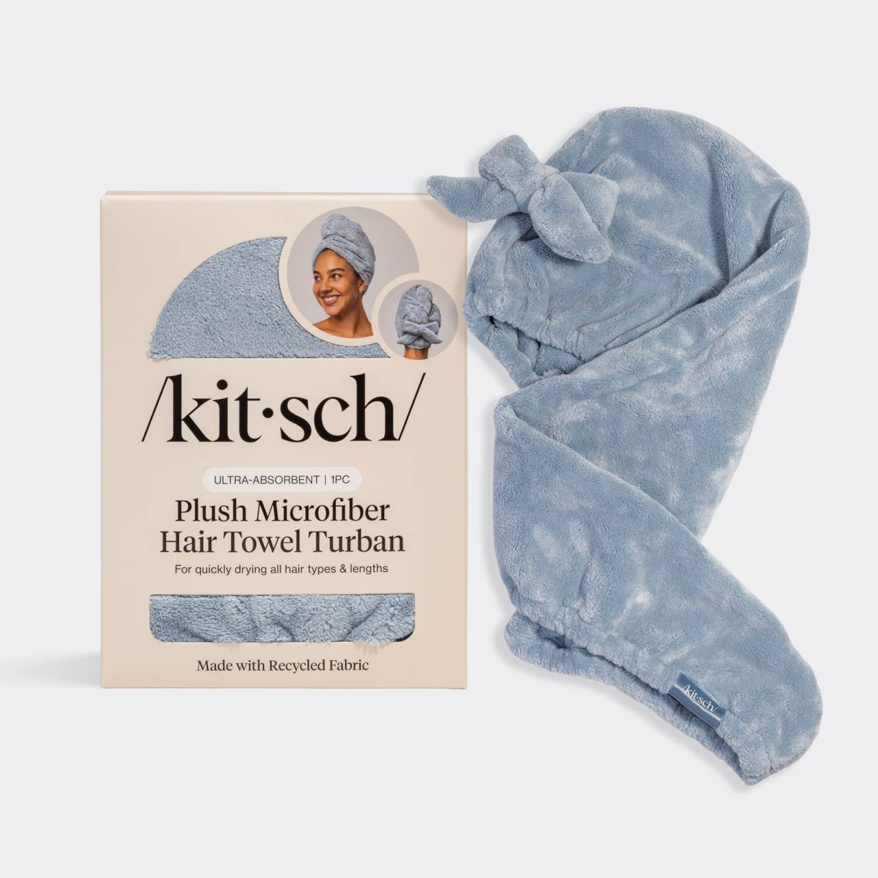 Hair Towel Coastal Blue