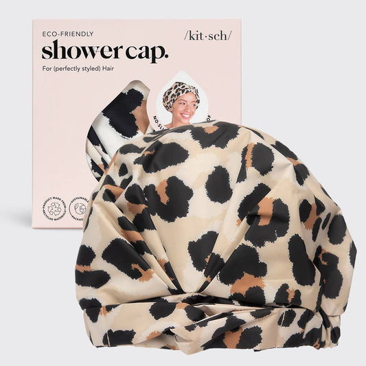 Luxury Shower Cap - Leopard