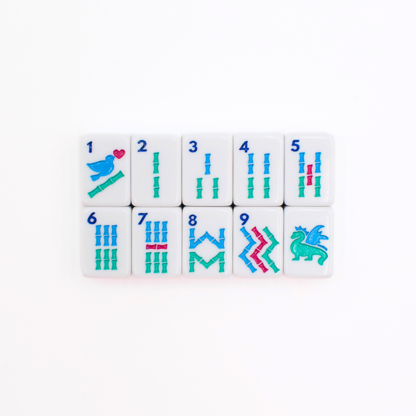 MINI TRAVEL MAHJONG White