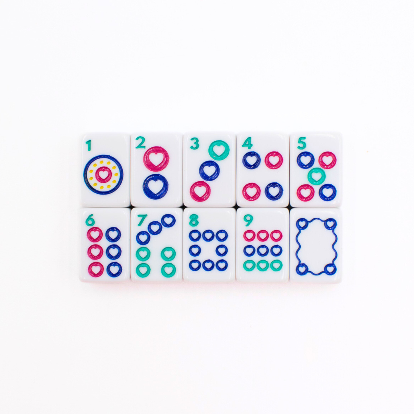 MINI TRAVEL MAHJONG White