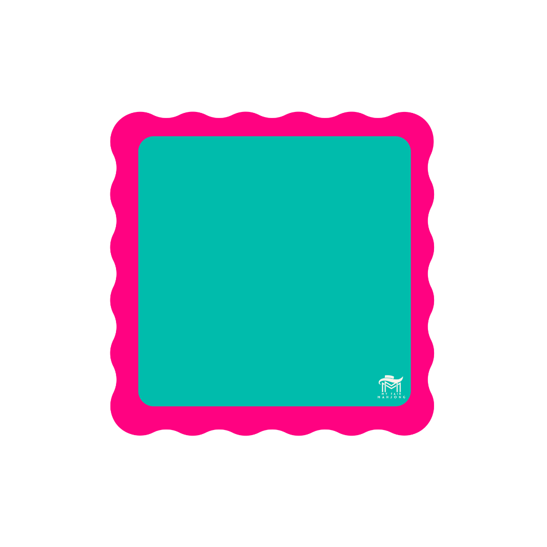 MINI MAHJONG MAT Pink Center