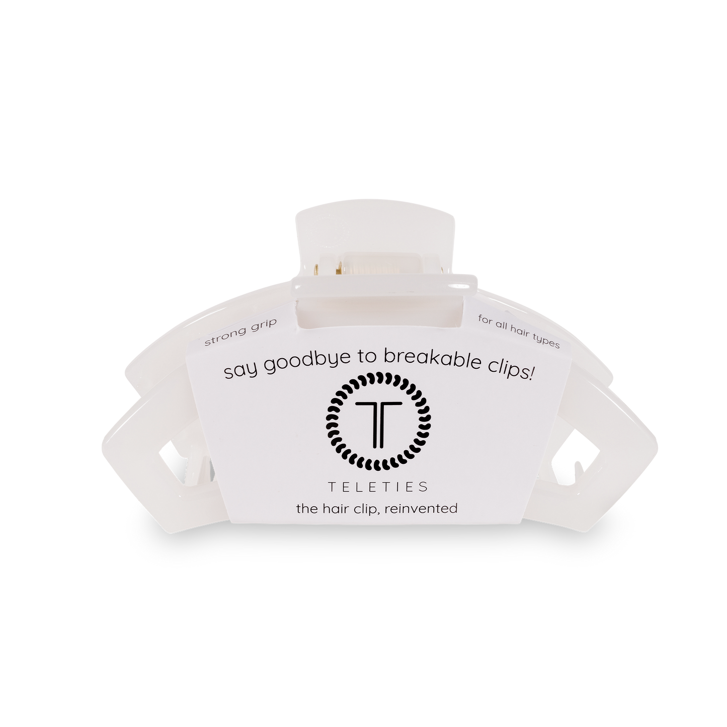 Medium Coconut White Clip