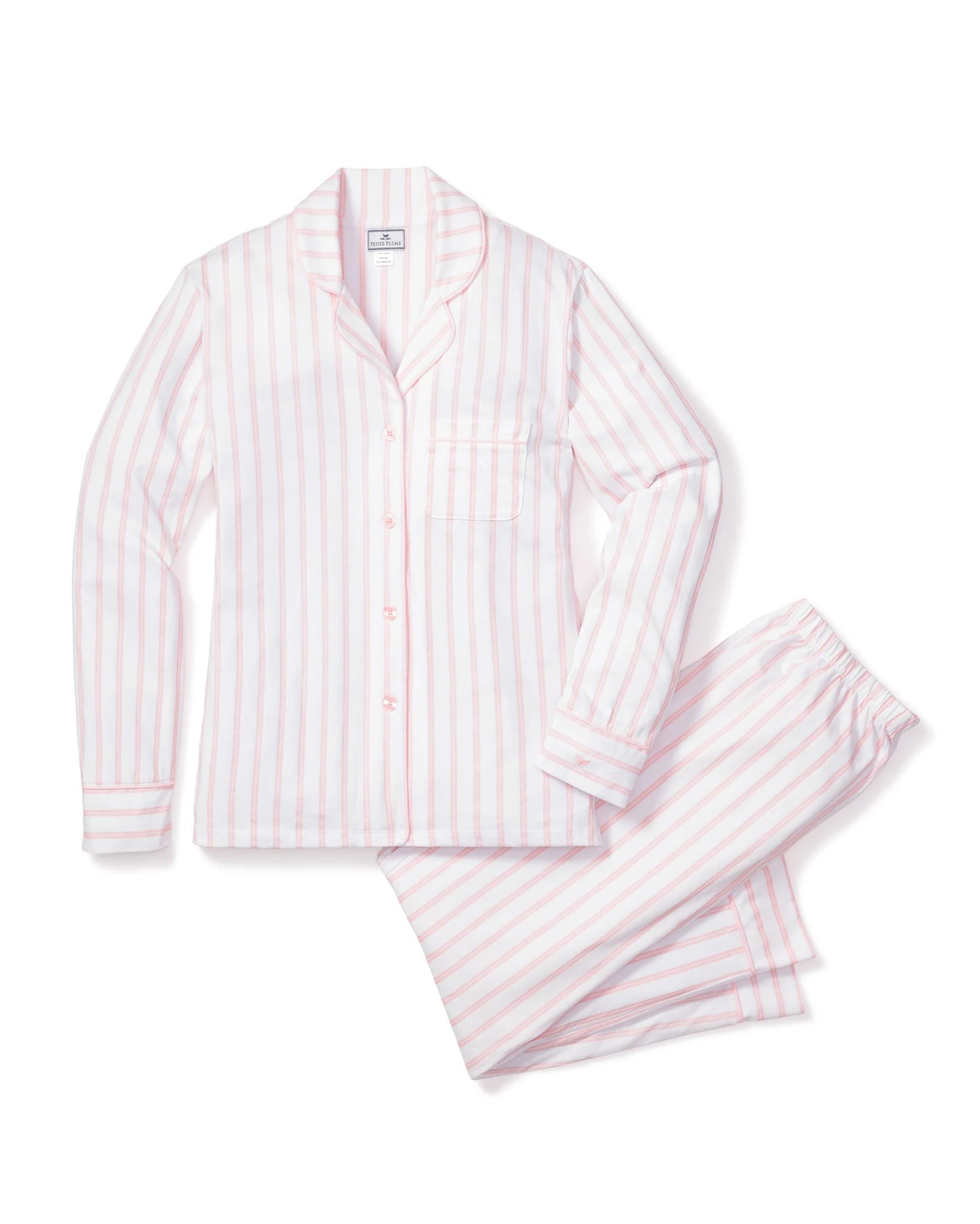 Pima PJ Set- Pink Stripe