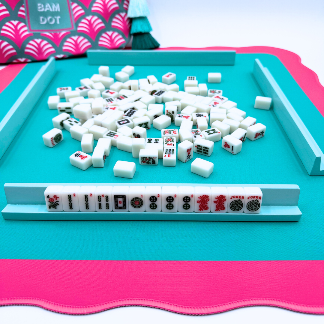 MINI MAHJONG MAT Pink Center