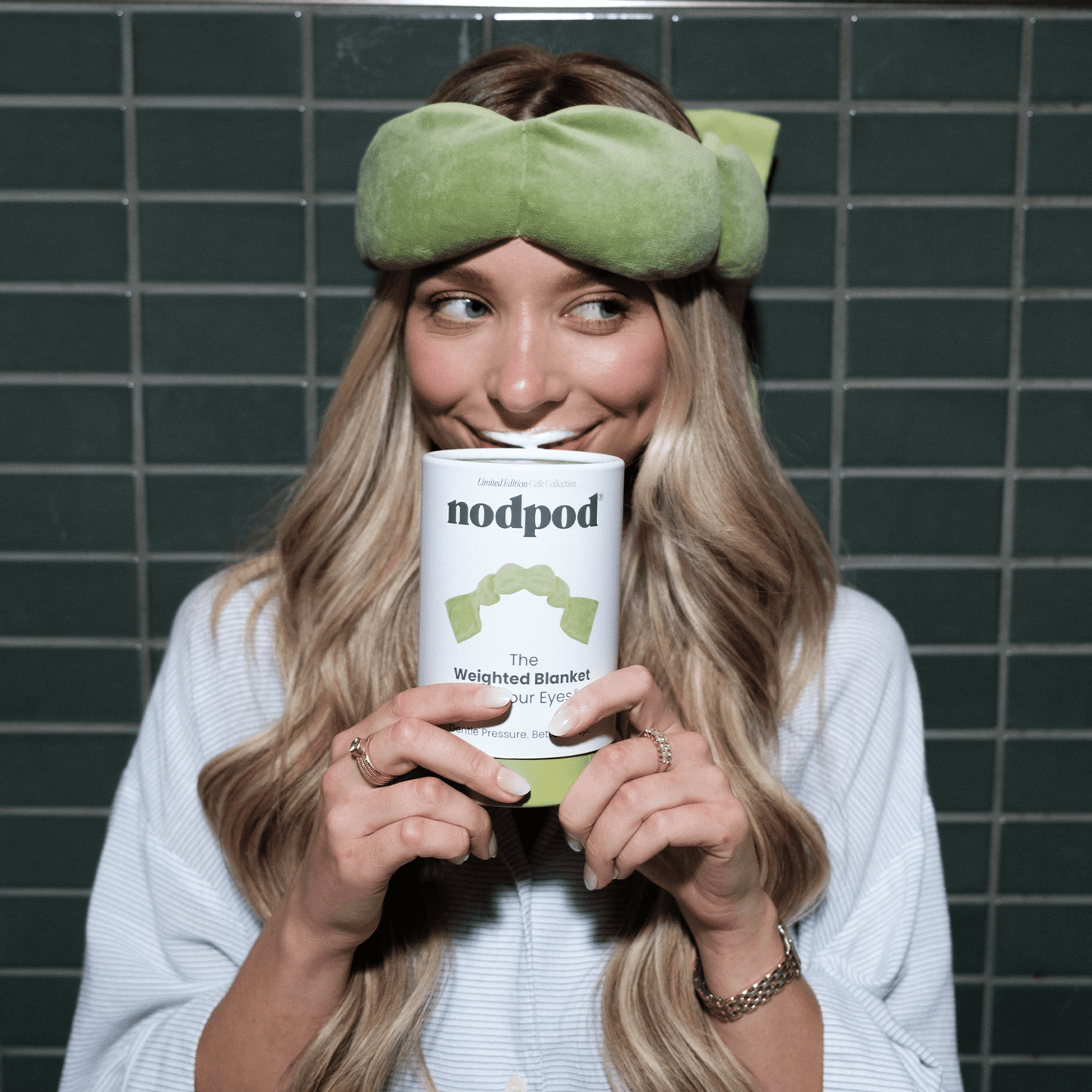 Matcha Weighted Sleep Mask