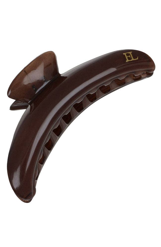 Large Arch Claw Clip: Chocolate