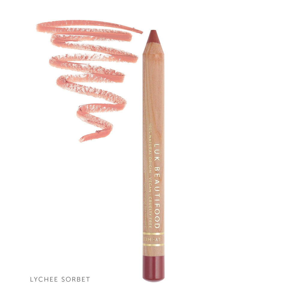 Eco-luxe Lipstick Crayon in Lychee Sorbet