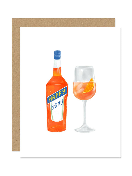 Aperol Spritz Happy Birthday Card
