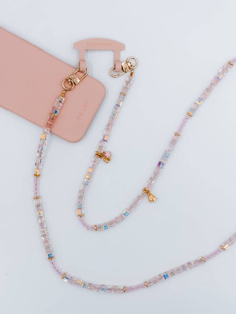 Ritz Pink Crossbody: Gold