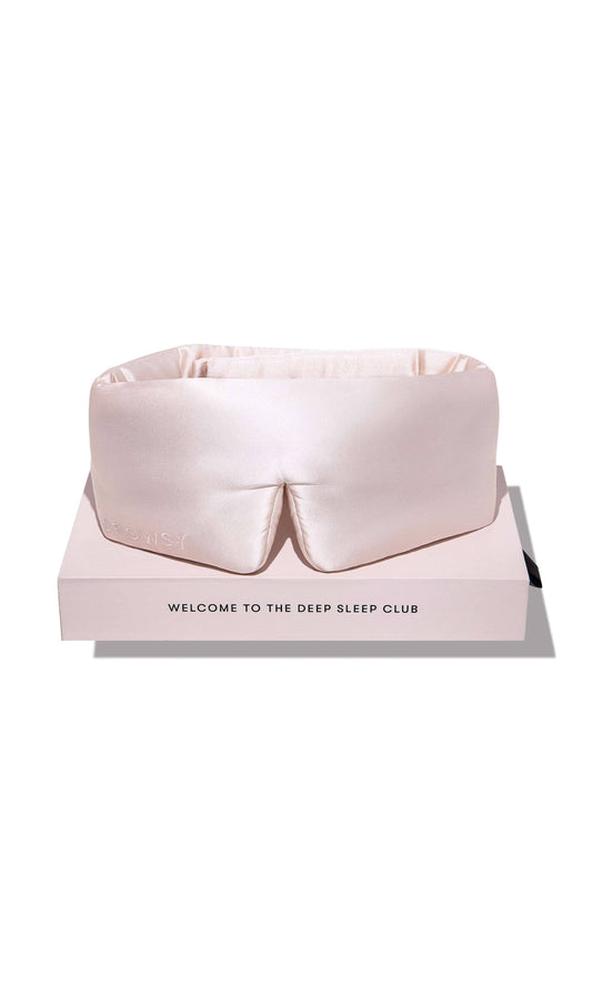 Sunset Pink Silk Sleep Mask