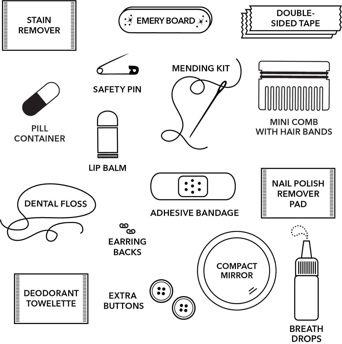 Puffer Minimergency Kit: Ivory