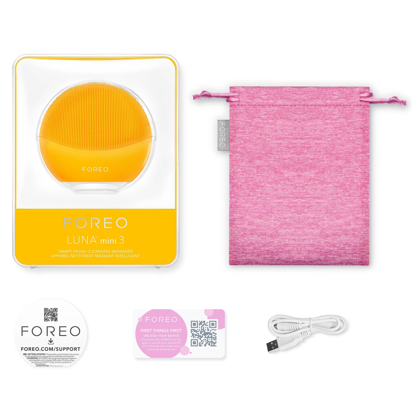 Cleansing Massager: Fuchsia