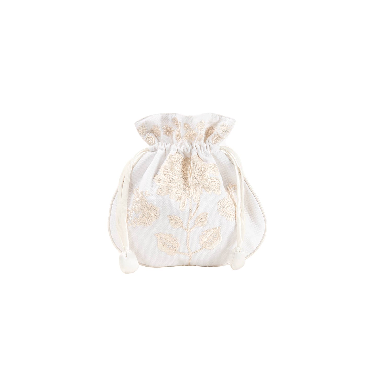 Peony Pouch: IVORY