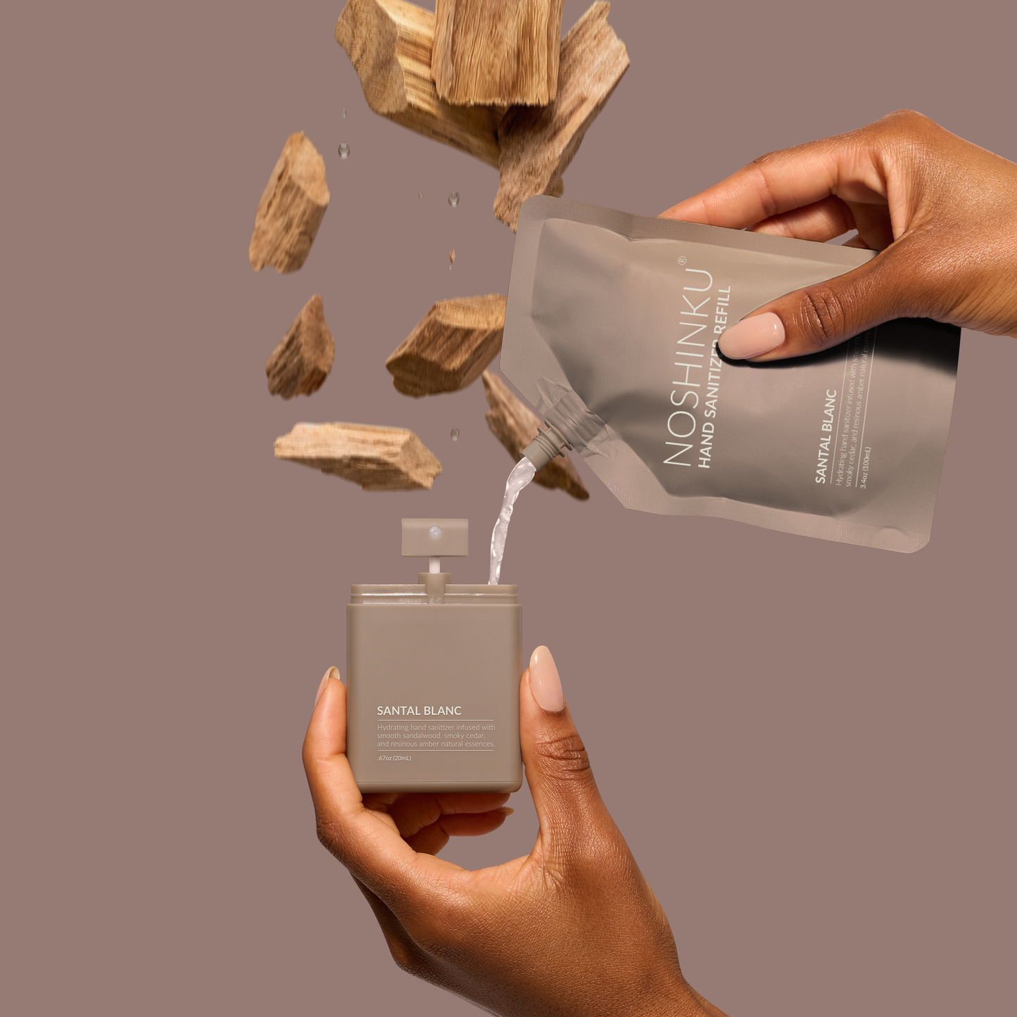 Santal Blanc Hand Sanitizer