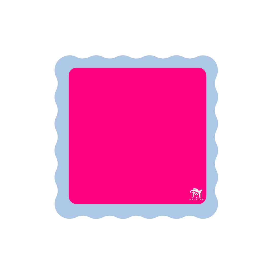 MINI MAHJONG MAT Pink Center