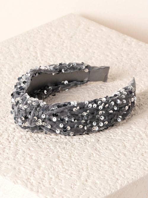 Sequined Headband PNK