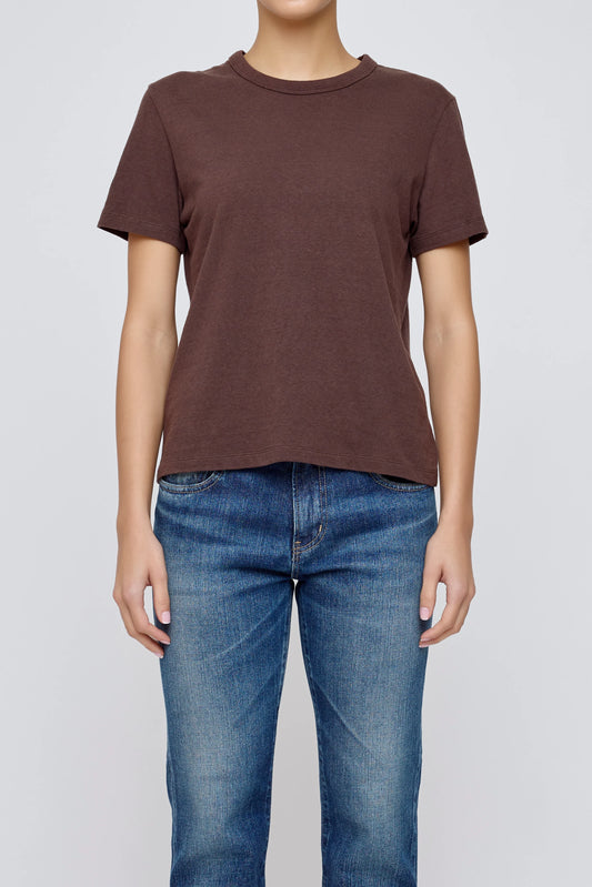 Brown Basic Tee