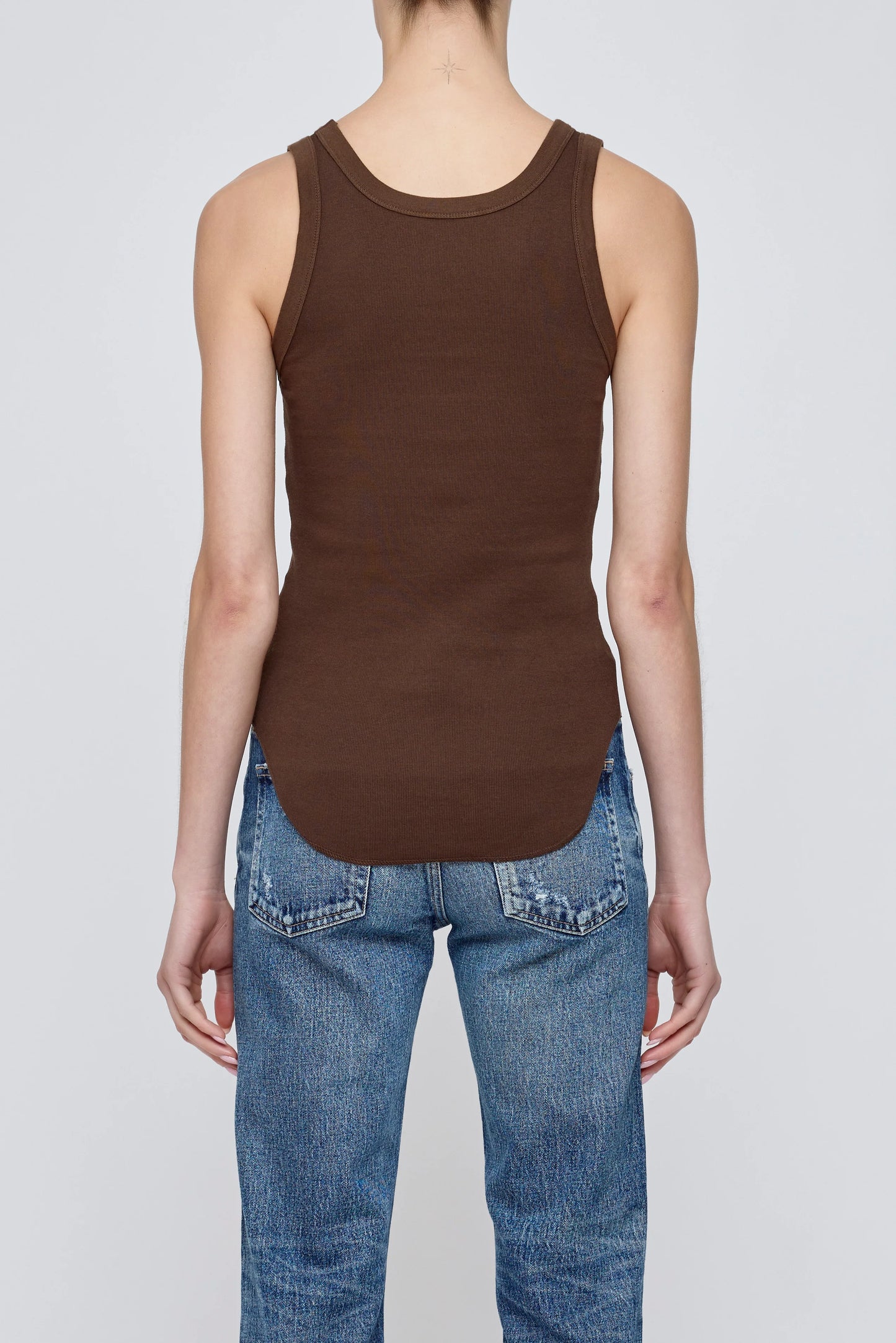 2 Face Tank Brown