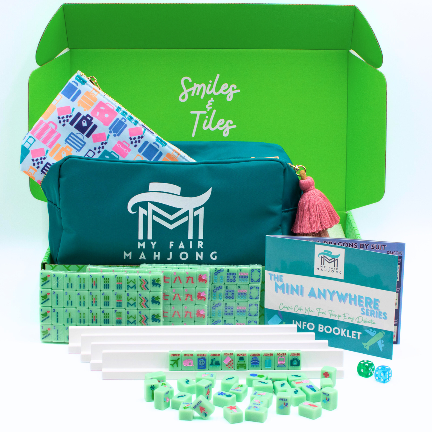 MINI TRAVEL MAHJONG Green