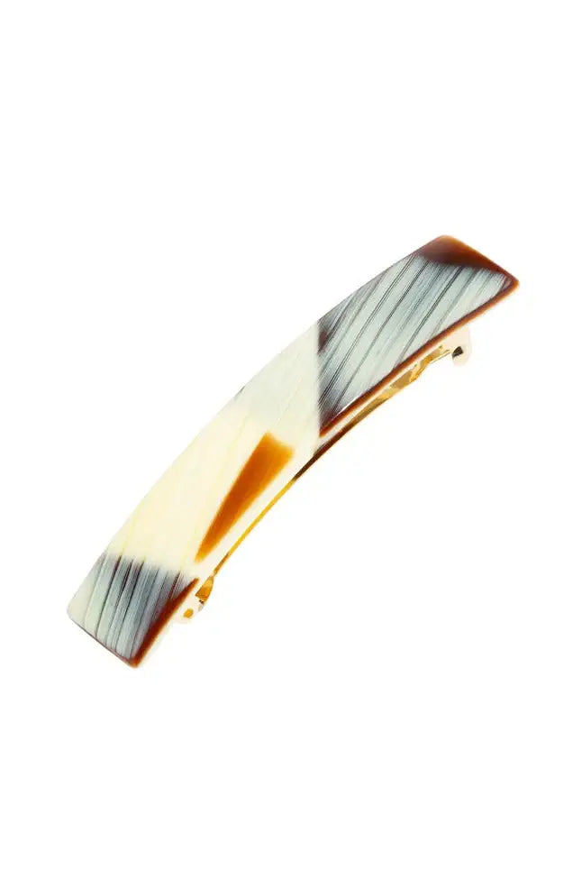 Classic Rectangle Barrette Africa
