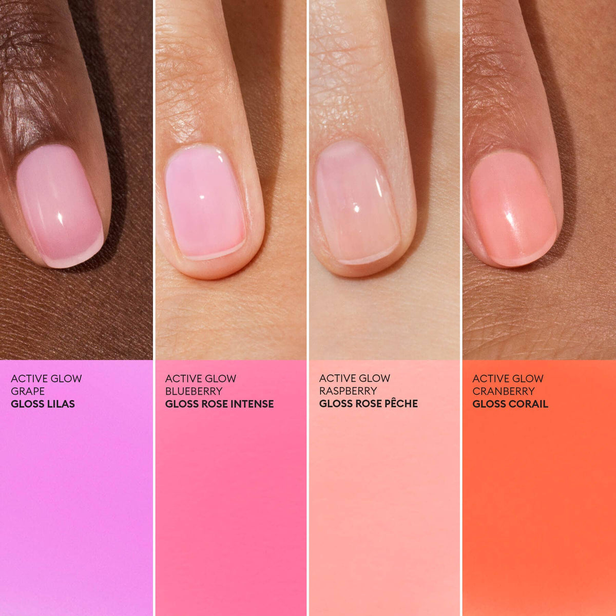Nail Care - Active™ Glow Care Polish: Cranberry