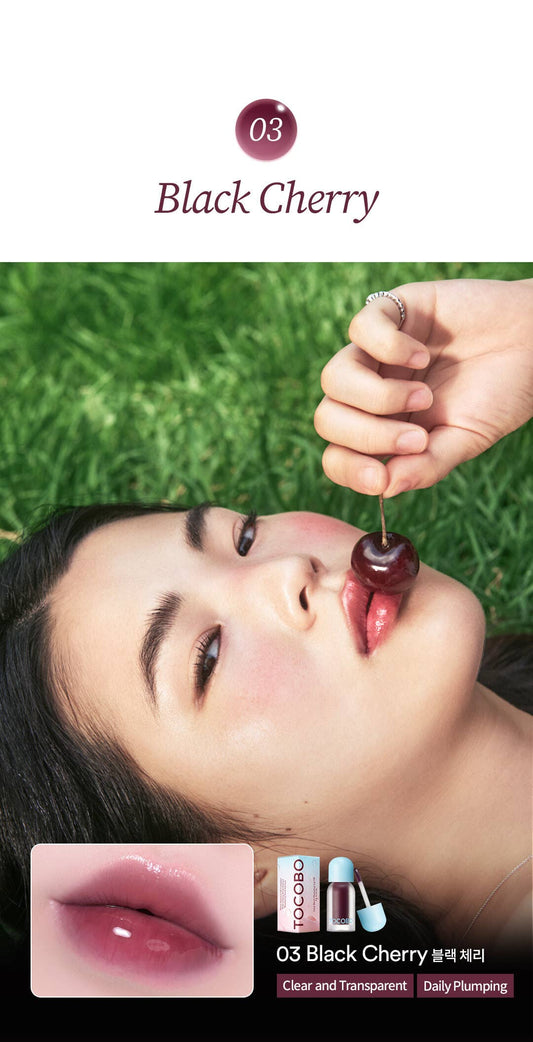 TOCOBO Juicy Berry Plumping Lip Oil : 03 Black Cherry