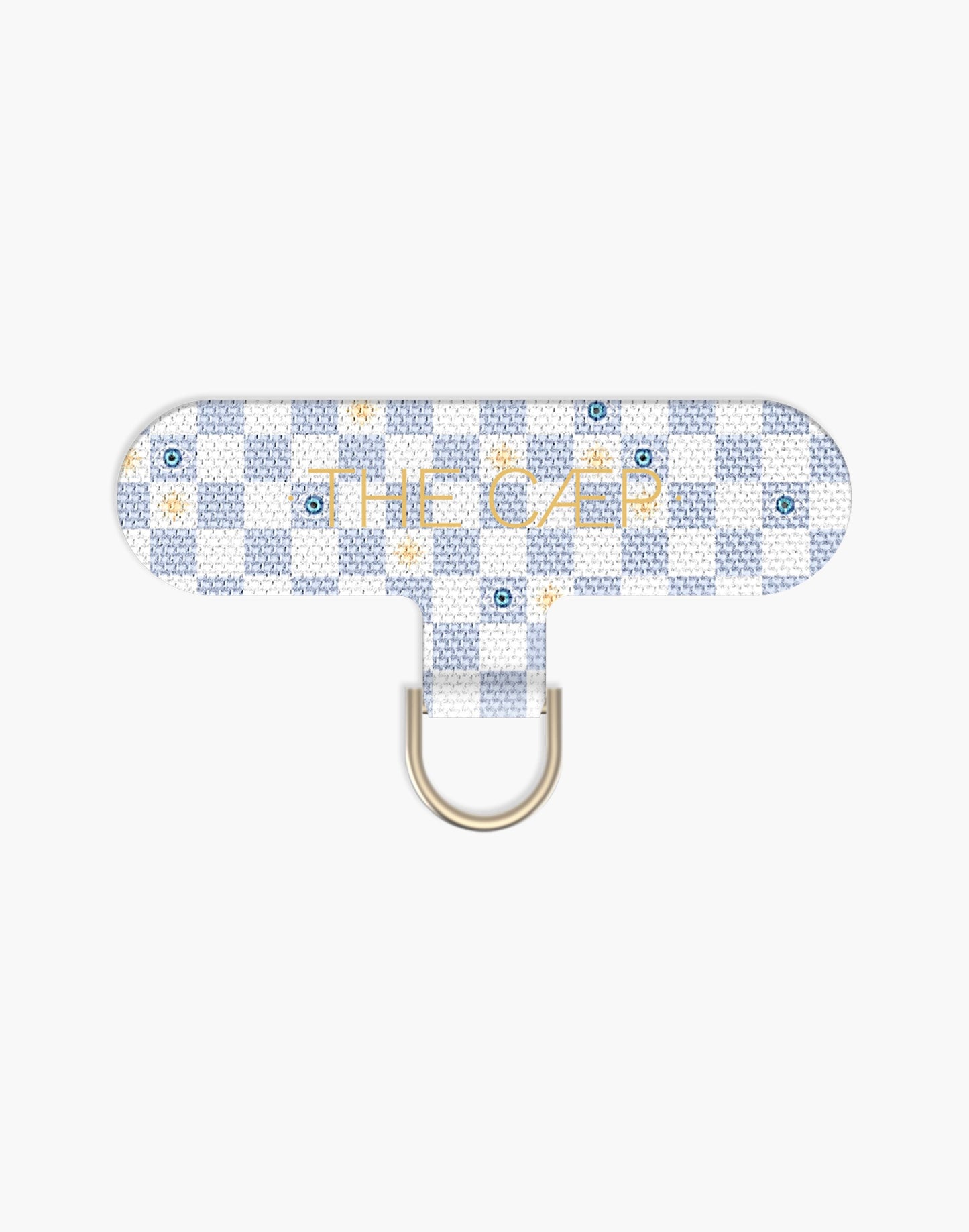 Single Universal Phone Hitch: Beige Checkered