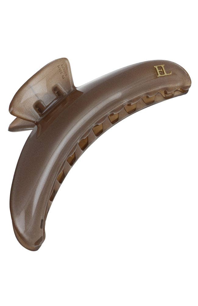 Large Arch Claw Clip: Chocolate