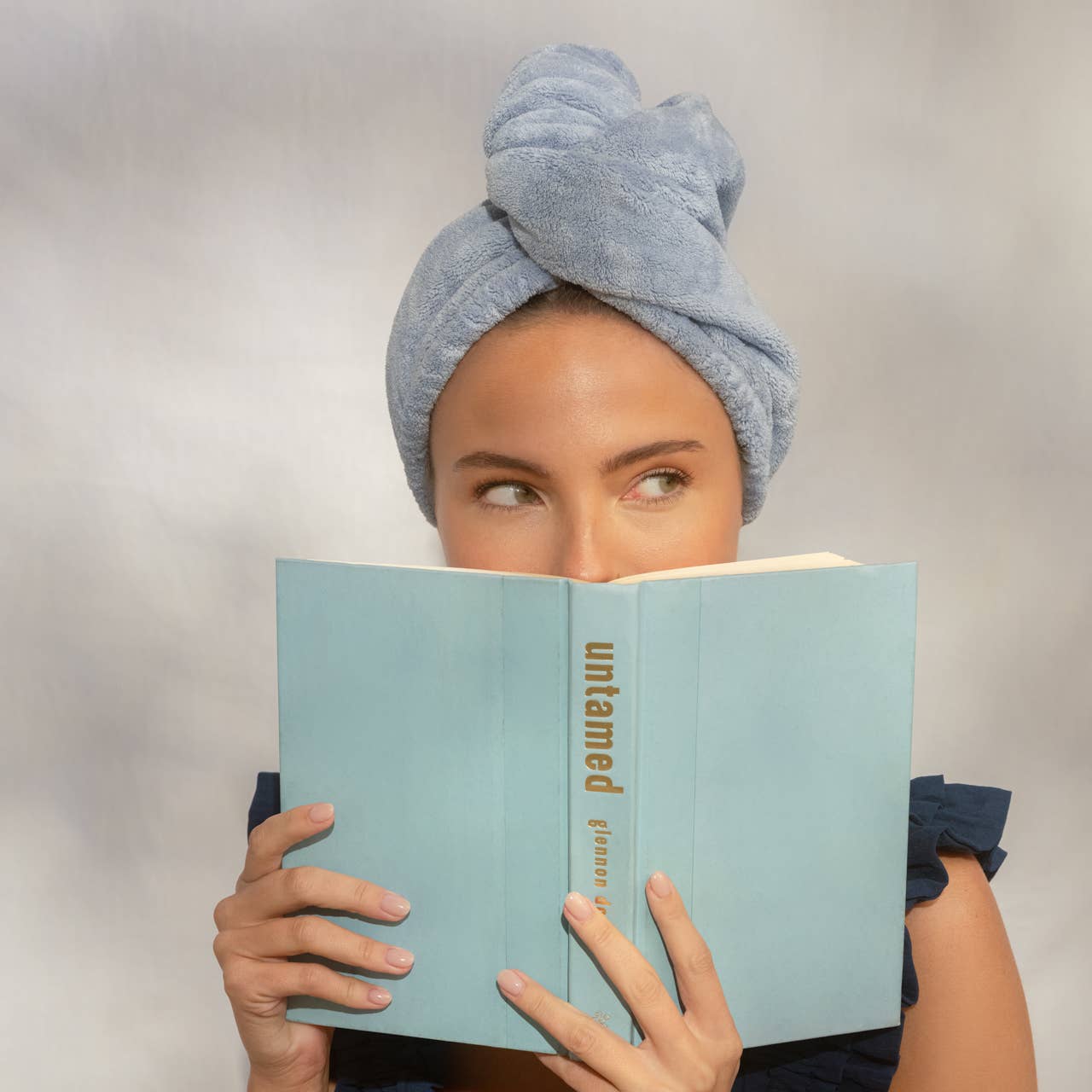 Hair Towel Coastal Blue