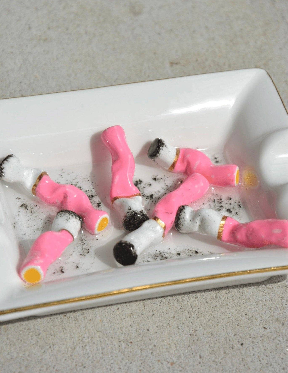 PINK PUFFS ASHTRAY