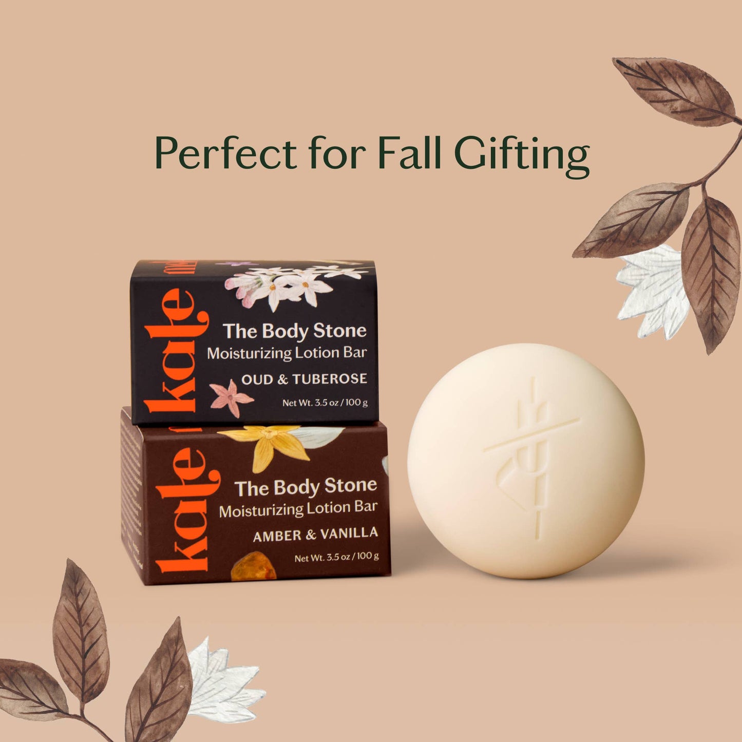 Oud & Tuberose Body Stone | Deep Moisturizing Lotion Bar