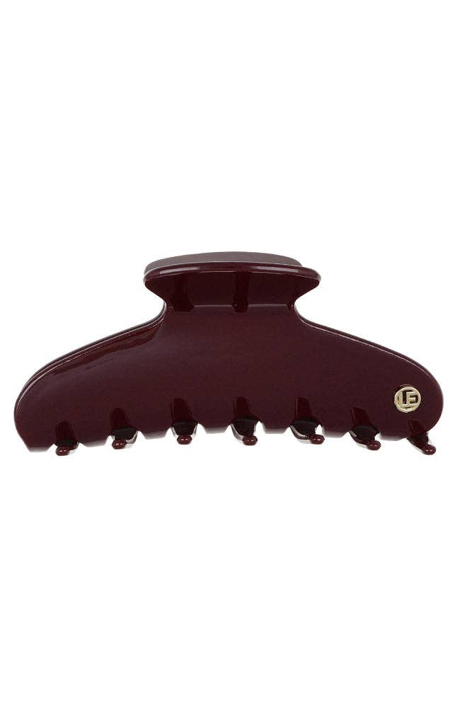 Monet Claw Clip: Maroon