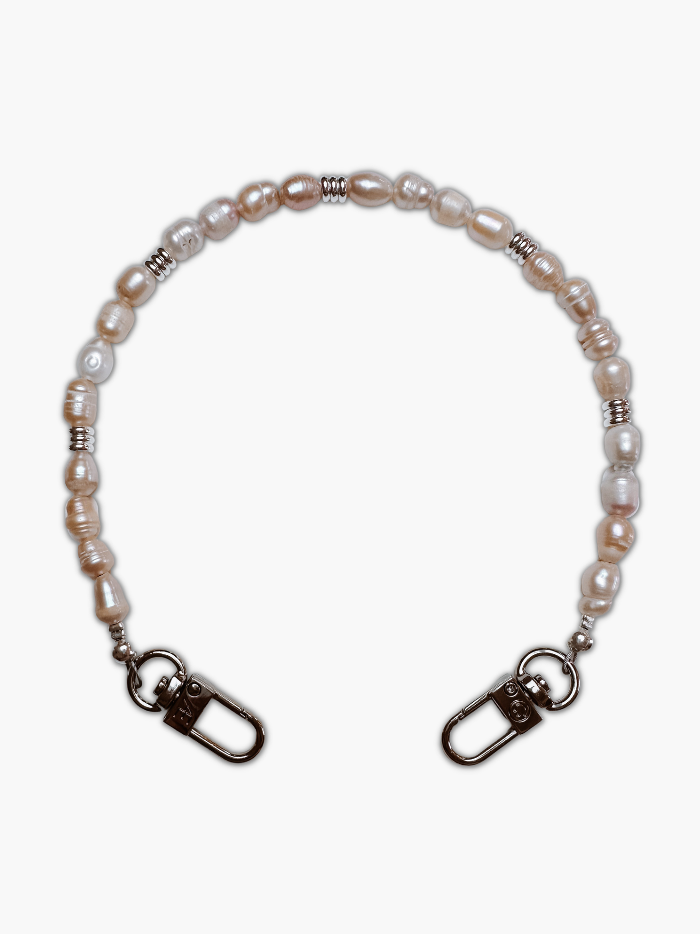 Rosi Minimal - Phone Wristlet: Add Chain / Silver